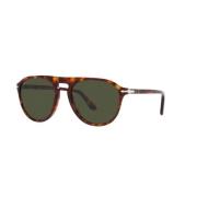 Persol Retro Pilot Solglasögon i varma toner Brown, Unisex