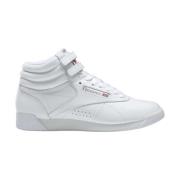 Reebok Vit/Silver Hög Topp Sneakers White, Dam