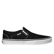 Vans Asher Canvas Svart Vit Sneakers Black, Herr