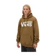 Vans Klassisk Kangaroo Hoodie Brown, Herr