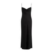 Alexander McQueen Svart Aftonklänning Elegant Stil Black, Dam