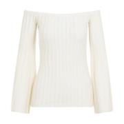 Gabriela Hearst Ivory Nelson Sweater Beige, Dam