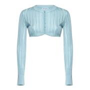 Alaïa Fashionable Sweater Picks Blue, Dam