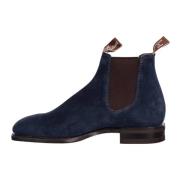 R.m. Williams Marinblå Mocka Chelsea Boots Blue, Herr