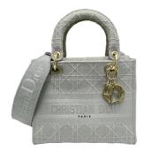 Dior Vintage Pre-owned Tyg dior-vskor Gray, Dam