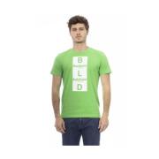 Baldinini Smaragdgrön Elegans Kortärmad T-shirt Green, Herr
