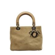 Dior Vintage Pre-owned Tyg dior-vskor Beige, Dam