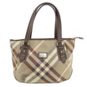 Burberry Vintage Pre-owned Canvas totevskor Beige, Dam