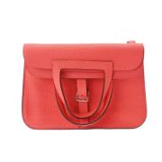 Hermès Vintage Pre-owned Tyg axelremsvskor Red, Dam