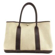 Hermès Vintage Pre-owned Tyg totevskor Beige, Dam