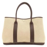 Hermès Vintage Pre-owned Tyg totevskor Beige, Dam