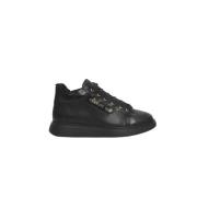 Cerruti 1881 Svarta Läder Plattform Sneakers Kvinnor Black, Dam