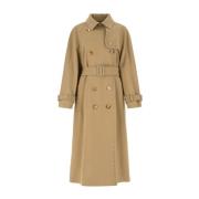 Chloé Stilfull Trench Parka Jacka Beige, Dam