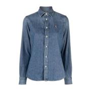 Ralph Lauren Blå Skjortor för Kvinnor Blue, Dam