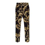 Versace Jeans Couture Byxor med mönster Multicolor, Dam