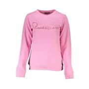 Cavalli Class Broderad Logosweatshirt Pink, Dam