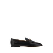 Tod's Klassiska Svarta Läderloafers Black, Dam