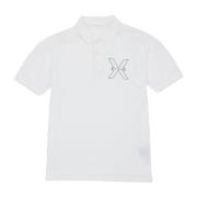 John Richmond Logo Polo Skjorta Kortärmad Knapp White, Herr