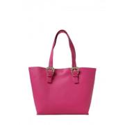 Versace Stilren Shopper Väska med Pouch Pink, Dam
