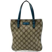 Gucci Vintage Pre-owned Tyg gucci-vskor Blue, Dam