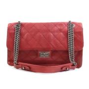 Chanel Vintage Pre-owned Laeder axelremsvskor Red, Dam