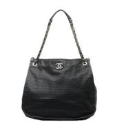 Chanel Vintage Pre-owned Laeder axelremsvskor Black, Dam