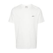 Autry Vit Bomull Jersey Crew Neck T-shirt White, Herr