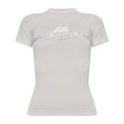 Balenciaga Sport T-shirt med logotyp Gray, Dam
