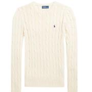 Ralph Lauren Mysig Stickad Tröja Beige, Dam