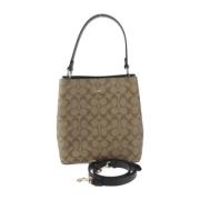 Coach Pre-owned Pre-owned Silke handvskor Beige, Dam