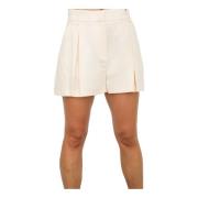 Twinset Ivory Shorts för Kvinnor Beige, Dam