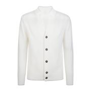 Eleventy Snygg Cardigan för Kvinnor White, Herr