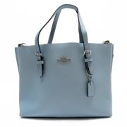 Coach Pre-owned Pre-owned Tyg handvskor Blue, Dam