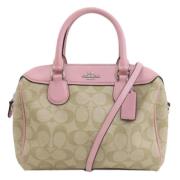 Coach Pre-owned Pre-owned Tyg handvskor Beige, Dam