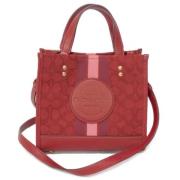 Coach Pre-owned Pre-owned Tyg totevskor Brown, Dam