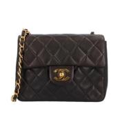 Chanel Vintage Pre-owned Tyg chanel-vskor Black, Dam