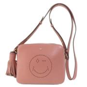 Anya Hindmarch Pre-owned Pre-owned Laeder axelremsvskor Pink, Dam