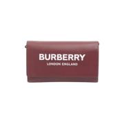 Burberry Vintage Pre-owned Laeder plnbcker Red, Dam