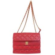 Chanel Vintage Pre-owned Laeder chanel-vskor Red, Dam