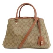 Coach Pre-owned Pre-owned Tyg handvskor Beige, Dam