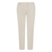 BomBoogie Beige Chino Byxor Slim Fit Beige, Dam