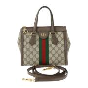 Gucci Vintage Pre-owned Canvas totevskor Beige, Dam