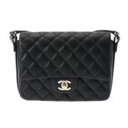 Chanel Vintage Pre-owned Tyg chanel-vskor Black, Dam