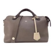 Fendi Vintage Pre-owned Laeder handvskor Gray, Dam