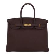 Hermès Vintage Pre-owned Laeder handvskor Brown, Dam