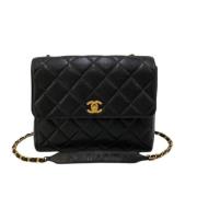 Chanel Vintage Pre-owned Tyg chanel-vskor Black, Dam