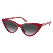 Michael Kors Röd Transparent Solglasögon Harbour Island Red, Dam