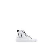 Armani Exchange Icon Project High-Top Sneakers White, Dam