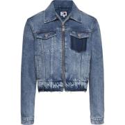Tommy Jeans Vintage Slim Fit Denim Jacket Blue, Dam