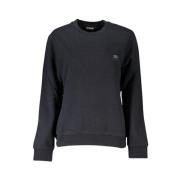 Napapijri Elegant Svart Fleece Sweatshirt Black, Herr